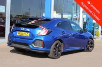 USED 2018 68 HONDA CIVIC 1.0 VTEC Turbo SR Hatchback 5dr Petrol Manual Euro 6 (s/s) (126 ps) - EURO 6 - ULEZ, SAT NAV, R/CAMERA, APPLE/ANDROID CARPLAY, P/SENSORS, 17" ALLOYS, ACC/LDW, LEDS, DAB & BLUETOOTH