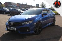 USED 2018 68 HONDA CIVIC 1.0 VTEC Turbo SR Hatchback 5dr Petrol Manual Euro 6 (s/s) (126 ps) - EURO 6 - ULEZ, SAT NAV, R/CAMERA, APPLE/ANDROID CARPLAY, P/SENSORS, 17" ALLOYS, ACC/LDW, LEDS, DAB & BLUETOOTH