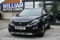 USED 2018 68 PEUGEOT 3008 1.5 BlueHDi Allure SUV 5dr Diesel Manual Euro 6 (s/s) (130 ps) 