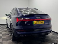 USED 2022 71 AUDI E-TRON 50 Black Edition Sportback 5dr Electric Auto quattro 71.2kWh (11kW Charger) (313 ps) 1 Owner / EV Battery Certificate / DAB Radio / Bang and Olufsen / Sat Nav / Reverse Camera / Isofix / Both Charging Cables