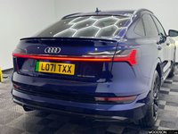 USED 2022 71 AUDI E-TRON 50 Black Edition Sportback 5dr Electric Auto quattro 71.2kWh (11kW Charger) (313 ps) 1 Owner / EV Battery Certificate / DAB Radio / Bang and Olufsen / Sat Nav / Reverse Camera / Isofix / Both Charging Cables