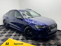USED 2022 71 AUDI E-TRON 50 Black Edition Sportback 5dr Electric Auto quattro 71.2kWh (11kW Charger) (313 ps) 1 Owner / EV Battery Certificate / DAB Radio / Bang and Olufsen / Sat Nav / Reverse Camera / Isofix / Both Charging Cables