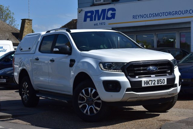 View our Ford Ranger NO VAT 2.0 EcoBlue Wildtrak Pickup Double Cab 4dr Diesel Auto 4WD Euro 6 | DRIVER ASSIST PACK | NAVIGATION | PARKING SENSORS |  AIR CONDITIONING |  LOAD LINER | ALLOY WHEELS | FROZEN WHITE | HARD TOP | 2 KEYS | HEATD SEATS | TOUCHSCREEN ENTERTAINMENT SYSTEM | HEATED WINDSCREEN | TRUCKMAN TOP