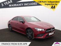 USED 2022 72 MERCEDES-BENZ CLA 1.3 CLA250e 15.6kWh AMG Line (Premium) Coupe 4dr Petrol Plug-in Hybrid 8G-DCT Euro 6 (s/s) (218 ps) HEATED SEATS | PARKING PACK