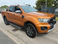 USED 2022 72 FORD RANGER 2.0 EcoBlue Wildtrak Pickup Double Cab 4dr Diesel Auto 4WD Euro 6 (s/s) (213 ps) 1 OWNER FROM NEW* 2 STAMP FORD SERVICE HISTORY* AUTOMATIC* 4 WHEEL DRIVE* SAT NAV* PARKING SENSORS* CRUISE CONTROL* AIR CON* HEATED WINDSCREEN* 18" ALLOYS* SABRE ORANGE