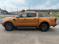 USED 2022 72 FORD RANGER 2.0 EcoBlue Wildtrak Pickup Double Cab 4dr Diesel Auto 4WD Euro 6 (s/s) (213 ps) 1 OWNER FROM NEW* 2 STAMP FORD SERVICE HISTORY* AUTOMATIC* 4 WHEEL DRIVE* SAT NAV* PARKING SENSORS* CRUISE CONTROL* AIR CON* HEATED WINDSCREEN* 18" ALLOYS* SABRE ORANGE