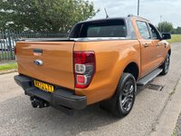 USED 2022 72 FORD RANGER 2.0 EcoBlue Wildtrak Pickup Double Cab 4dr Diesel Auto 4WD Euro 6 (s/s) (213 ps) 1 OWNER FROM NEW* 2 STAMP FORD SERVICE HISTORY* AUTOMATIC* 4 WHEEL DRIVE* SAT NAV* PARKING SENSORS* CRUISE CONTROL* AIR CON* HEATED WINDSCREEN* 18" ALLOYS* SABRE ORANGE