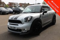 USED 2014 14 MINI PACEMAN DIESEL COUPE 2.0 Cooper SD SUV 3dr Diesel Manual ALL4 Euro 5 (s/s) (143 ps) - OVER &pound;10K OF EXTRAS - SAT NAV, HTD/LEATHER, PAN ROOF, XENONS, CRUISE, 18" ALLOYS, P/SENSORS, BLUETOOTH, DAB & HARMAN KARDON S/S