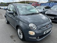 USED 2017 17 FIAT 500 1.2 Petrol, Lounge Edition, Hatchback, 3 Door, Manual, Euro 6. FULL 12 MONTH MOT WITH EVERY CAR