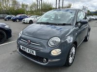 USED 2017 17 FIAT 500 1.2 Petrol, Lounge Edition, Hatchback, 3 Door, Manual, Euro 6. FULL 12 MONTH MOT WITH EVERY CAR