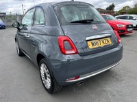 USED 2017 17 FIAT 500 1.2 Petrol, Lounge Edition, Hatchback, 3 Door, Manual, Euro 6. FULL 12 MONTH MOT WITH EVERY CAR