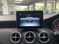 USED 2018 68 MERCEDES-BENZ A-CLASS 2.1 A200d AMG Line (Premium Plus) Hatchback 5dr Diesel 7G-DCT Euro 6 (s/s) (136 ps) COSMOS BLACK / BLACK ARTICO LEATHER / FABRIC TRIM (RED STITCHING) / HEATED FRONT 3X MEMORY SEATS / DUAL ZONE CLIMATE / PANORAMIC ROOF / ELECTRIC WINDOWS / POWERFOLD MIRRORS / AUTO LIGHTS / WIPERS / SATNAV / DAB FM AM CD TUNER / BLUETOOTH / USB / FRONT AND REAR PARKING SENSORS / 18" GREY FINISH ALLOYS / SERVICE HISTORY