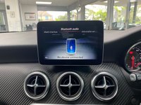 USED 2018 68 MERCEDES-BENZ A-CLASS 2.1 A200d AMG Line (Premium Plus) Hatchback 5dr Diesel 7G-DCT Euro 6 (s/s) (136 ps) COSMOS BLACK / BLACK ARTICO LEATHER / FABRIC TRIM (RED STITCHING) / HEATED FRONT 3X MEMORY SEATS / DUAL ZONE CLIMATE / PANORAMIC ROOF / ELECTRIC WINDOWS / POWERFOLD MIRRORS / AUTO LIGHTS / WIPERS / SATNAV / DAB FM AM CD TUNER / BLUETOOTH / USB / FRONT AND REAR PARKING SENSORS / 18" GREY FINISH ALLOYS / SERVICE HISTORY