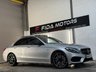 USED 2018 68 MERCEDES-BENZ C-CLASS 3.0 C43 V6 AMG (Premium Plus) Saloon 4dr Petrol G-Tronic+ 4MATIC Euro 6 (s/s) (367 ps) FULL MERC SERVICE+PAN ROOF