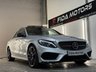 USED 2018 68 MERCEDES-BENZ C-CLASS 3.0 C43 V6 AMG (Premium Plus) Saloon 4dr Petrol G-Tronic+ 4MATIC Euro 6 (s/s) (367 ps) FULL MERC SERVICE+PAN ROOF