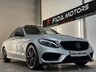 USED 2018 68 MERCEDES-BENZ C-CLASS 3.0 C43 V6 AMG (Premium Plus) Saloon 4dr Petrol G-Tronic+ 4MATIC Euro 6 (s/s) (367 ps) FULL MERC SERVICE+PAN ROOF