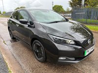 USED 2023 73 NISSAN LEAF 39kWh Tekna Hatchback 5dr Electric Auto (150 ps) FULL EV* AUTOMATIC* 1 STAMP NISSAN SERVICE HISTORY* SAT NAV* PARKING SENSORS* 360 REVERSING CAMERA* ELECTRIC HANDBRAKE* CRUISE CONTRO* E PEDAL* LANE / SPEED / COLLISION ASSIST* BLIND SPOT DETECTION