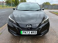 USED 2023 73 NISSAN LEAF 39kWh Tekna Hatchback 5dr Electric Auto (150 ps) FULL EV* AUTOMATIC* 1 STAMP NISSAN SERVICE HISTORY* SAT NAV* PARKING SENSORS* 360 REVERSING CAMERA* ELECTRIC HANDBRAKE* CRUISE CONTRO* E PEDAL* LANE / SPEED / COLLISION ASSIST* BLIND SPOT DETECTION