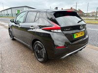 USED 2023 73 NISSAN LEAF 39kWh Tekna Hatchback 5dr Electric Auto (150 ps) FULL EV* AUTOMATIC* 1 STAMP NISSAN SERVICE HISTORY* SAT NAV* PARKING SENSORS* 360 REVERSING CAMERA* ELECTRIC HANDBRAKE* CRUISE CONTRO* E PEDAL* LANE / SPEED / COLLISION ASSIST* BLIND SPOT DETECTION