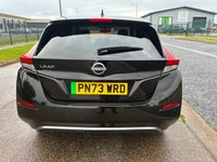 USED 2023 73 NISSAN LEAF 39kWh Tekna Hatchback 5dr Electric Auto (150 ps) FULL EV* AUTOMATIC* 1 STAMP NISSAN SERVICE HISTORY* SAT NAV* PARKING SENSORS* 360 REVERSING CAMERA* ELECTRIC HANDBRAKE* CRUISE CONTRO* E PEDAL* LANE / SPEED / COLLISION ASSIST* BLIND SPOT DETECTION