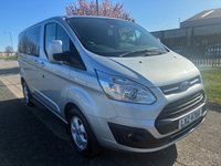 USED 2018 FORD TOURNEO CUSTOM 2.0 310 EcoBlue Titanium Minibus Double Cab 5dr Diesel Manual L1 Euro 6 (s/s) (130 ps) 2 OWNERS FROM NEW* 3 STAMP SERVICE HISTORY* DISABLED ACCESS* BLUETOOTH PHONE AND AUDIO* DAB* 2 KEYS* HEATED WINDSCREEN* AUTO LIGHTS* CRUISE CONTROL* AIR CON