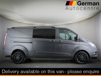 USED 2022 72 FORD TRANSIT CUSTOM 2.0 320 EcoBlue Limited Crew Van Double Cab 5dr Diesel Auto L2 H1 Euro 6 (170 ps) EURO 6 ULEZ COMPLIANT LWB AUTOMATIC