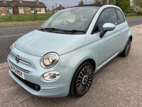 USED 2020 70 FIAT 500C 1.0 MHEV Launch Edition Convertible 2dr Petrol Manual Euro 6 (s/s) (70 bhp) 1 OWNER FROM NEW* SUNROOF* SAT NAV* PARKING SENSORS* CRUISE CONTROL* BLUETOOTH PHONE AND AUDIO* DAB* USB* 2 KEYS* CITY MODE* DEW GREEN* TECHNO LEATHER UPHOLSTERY