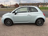 USED 2020 70 FIAT 500C 1.0 MHEV Launch Edition Convertible 2dr Petrol Manual Euro 6 (s/s) (70 bhp) 1 OWNER FROM NEW* SUNROOF* SAT NAV* PARKING SENSORS* CRUISE CONTROL* BLUETOOTH PHONE AND AUDIO* DAB* USB* 2 KEYS* CITY MODE* DEW GREEN* TECHNO LEATHER UPHOLSTERY