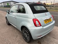 USED 2020 70 FIAT 500C 1.0 MHEV Launch Edition Convertible 2dr Petrol Manual Euro 6 (s/s) (70 bhp) 1 OWNER FROM NEW* SUNROOF* SAT NAV* PARKING SENSORS* CRUISE CONTROL* BLUETOOTH PHONE AND AUDIO* DAB* USB* 2 KEYS* CITY MODE* DEW GREEN* TECHNO LEATHER UPHOLSTERY