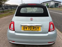 USED 2020 70 FIAT 500C 1.0 MHEV Launch Edition Convertible 2dr Petrol Manual Euro 6 (s/s) (70 bhp) 1 OWNER FROM NEW* SUNROOF* SAT NAV* PARKING SENSORS* CRUISE CONTROL* BLUETOOTH PHONE AND AUDIO* DAB* USB* 2 KEYS* CITY MODE* DEW GREEN* TECHNO LEATHER UPHOLSTERY