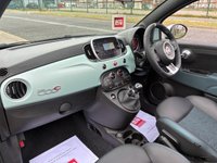 USED 2020 70 FIAT 500C 1.0 MHEV Launch Edition Convertible 2dr Petrol Manual Euro 6 (s/s) (70 bhp) 1 OWNER FROM NEW* SUNROOF* SAT NAV* PARKING SENSORS* CRUISE CONTROL* BLUETOOTH PHONE AND AUDIO* DAB* USB* 2 KEYS* CITY MODE* DEW GREEN* TECHNO LEATHER UPHOLSTERY