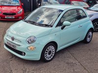 USED 2019 69 FIAT 500 1.2 Lounge Hatchback 3dr Petrol Dualogic Euro 6 (s/s) (69 bhp) AUTOMATIC + 1 OWNER + LOW INSURANCE + CRUISE + GREAT MPG + DAB