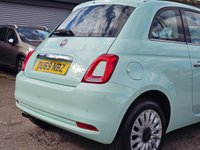 USED 2019 69 FIAT 500 1.2 Lounge Hatchback 3dr Petrol Dualogic Euro 6 (s/s) (69 bhp) AUTOMATIC + 1 OWNER + LOW INSURANCE + CRUISE + GREAT MPG + DAB