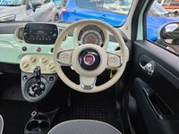 USED 2019 69 FIAT 500 1.2 Lounge Hatchback 3dr Petrol Dualogic Euro 6 (s/s) (69 bhp) AUTOMATIC + 1 OWNER + LOW INSURANCE + CRUISE + GREAT MPG + DAB