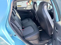 USED 2021 71 RENAULT ZOE Blue R135 EV50 GT Line electric hatchback, 29,700 miles, Automatic, Part leather, 16in Alloys, Sat nav, Cruise, DAB, Rear camera, A/C and much more This 2021 Renault Zoe R135 GT Line boasts a single owner from new, offering a well cared for electric driving experience. As an electric vehicle, it features a substantial 55 kWh battery, providing a maximum range of 238 miles when new. Charging at home with a 7kW charger takes approximately 9 hours and 25 minutes for a full charge, while rapid public charging can take you from empty to 80% in just 1 hour and 10 minutes. The GT Line trim ensures a well equipped interior and exterior.  The genero