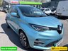 USED 2021 71 RENAULT ZOE Blue R135 EV50 GT Line electric hatchback, 29,700 miles, Automatic, Part leather, 16in Alloys, Sat nav, Cruise, DAB, Rear camera, A/C and much more This 2021 Renault Zoe R135 GT Line boasts a single owner from new, offering a well cared for electric driving experience. As an electric vehicle, it features a substantial 55 kWh battery, providing a maximum range of 238 miles when new. Charging at home with a 7kW charger takes approximately 9 hours and 25 minutes for a full charge, while rapid public charging can take you from empty to 80% in just 1 hour and 10 minutes. The GT Line trim ensures a well equipped interior and exterior.  The genero