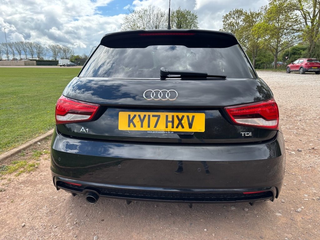 USED 2017 17 AUDI A1 1.6 TDI Black Edition Sportback 5dr Diesel S Tronic Euro 6 (s/s) (116 ps) &pound;ZERO DEPOSIT FINANCE