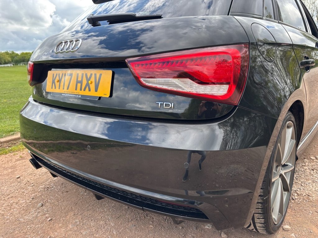 USED 2017 17 AUDI A1 1.6 TDI Black Edition Sportback 5dr Diesel S Tronic Euro 6 (s/s) (116 ps) &pound;ZERO DEPOSIT FINANCE