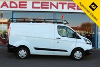 USED 2020 70 FORD TRANSIT CUSTOM 2.0 300 EcoBlue Leader Panel Van 5dr Diesel Manual L1 H1 Euro 6 (s/s) (130 ps) - EURO 6 - ULEZ, RHINO KAMMRACK, PLYLINED, FULL BULKHEAD, DAB & BLUETOOTH