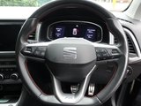 USED 2021 21 SEAT ATECA 2.0 TDI FR Sport SUV 5dr Diesel DSG 4Drive Euro 6 (s/s) (150 ps) NICELY CARED FOR SUV - 1 OWNER FROM NEW, COMES WITH A FULL SERVICE HISTORY + VIRTUAL COCKPIT DIGITAL DASH DISPLAY + SATELLITE NAVIGATION + APPLE CARPLAY / ANDROID AUTO + TOUCH SCREEN MEDIA DISPLAY + BLUETOOTH PHONE AND MEDIA CONNECTIVITY + DAB DIGITAL RADIO + AUTOMATIC LED HEADLIGHTS + APPS CONTROL + MIRROR LINK + LEATHER MULTI FUNCTIONAL STEERING WHEEL + FRONT AND REAR PARKING SENSORS + CRUISE CONTROL + VOICE COMMAND + AUTOMATIC WIPERS WITH RAIN SENSOR + LED DAY TIME RUNNING LIGHTS