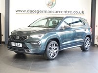 USED 2021 21 SEAT ATECA 2.0 TDI FR Sport SUV 5dr Diesel DSG 4Drive Euro 6 (s/s) (150 ps) NICELY CARED FOR SUV - 1 OWNER FROM NEW, COMES WITH A FULL SERVICE HISTORY + VIRTUAL COCKPIT DIGITAL DASH DISPLAY + SATELLITE NAVIGATION + APPLE CARPLAY / ANDROID AUTO + TOUCH SCREEN MEDIA DISPLAY + BLUETOOTH PHONE AND MEDIA CONNECTIVITY + DAB DIGITAL RADIO + AUTOMATIC LED HEADLIGHTS + APPS CONTROL + MIRROR LINK + LEATHER MULTI FUNCTIONAL STEERING WHEEL + FRONT AND REAR PARKING SENSORS + CRUISE CONTROL + VOICE COMMAND + AUTOMATIC WIPERS WITH RAIN SENSOR + LED DAY TIME RUNNING LIGHTS