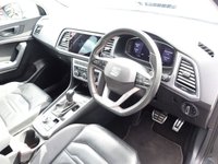 USED 2021 21 SEAT ATECA 2.0 TDI FR Sport SUV 5dr Diesel DSG 4Drive Euro 6 (s/s) (150 ps) NICELY CARED FOR SUV - 1 OWNER FROM NEW, COMES WITH A FULL SERVICE HISTORY + VIRTUAL COCKPIT DIGITAL DASH DISPLAY + SATELLITE NAVIGATION + APPLE CARPLAY / ANDROID AUTO + TOUCH SCREEN MEDIA DISPLAY + BLUETOOTH PHONE AND MEDIA CONNECTIVITY + DAB DIGITAL RADIO + AUTOMATIC LED HEADLIGHTS + APPS CONTROL + MIRROR LINK + LEATHER MULTI FUNCTIONAL STEERING WHEEL + FRONT AND REAR PARKING SENSORS + CRUISE CONTROL + VOICE COMMAND + AUTOMATIC WIPERS WITH RAIN SENSOR + LED DAY TIME RUNNING LIGHTS