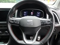 USED 2021 21 SEAT ATECA 2.0 TDI FR Sport SUV 5dr Diesel DSG 4Drive Euro 6 (s/s) (150 ps) NICELY CARED FOR SUV - 1 OWNER FROM NEW, COMES WITH A FULL SERVICE HISTORY + VIRTUAL COCKPIT DIGITAL DASH DISPLAY + SATELLITE NAVIGATION + APPLE CARPLAY / ANDROID AUTO + TOUCH SCREEN MEDIA DISPLAY + BLUETOOTH PHONE AND MEDIA CONNECTIVITY + DAB DIGITAL RADIO + AUTOMATIC LED HEADLIGHTS + APPS CONTROL + MIRROR LINK + LEATHER MULTI FUNCTIONAL STEERING WHEEL + FRONT AND REAR PARKING SENSORS + CRUISE CONTROL + VOICE COMMAND + AUTOMATIC WIPERS WITH RAIN SENSOR + LED DAY TIME RUNNING LIGHTS