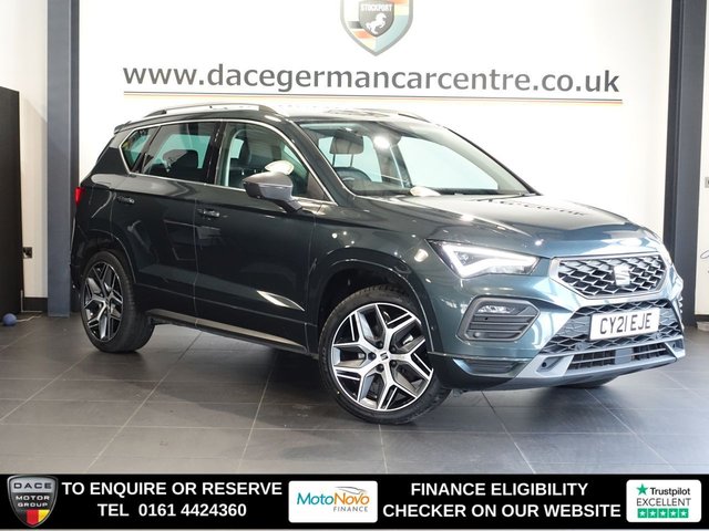 View our Seat Ateca 2.0 TDI FR Sport SUV 5dr Diesel DSG 4Drive Euro 6 (s/s) (150 ps)