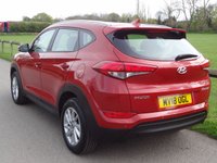 USED 2018 18 HYUNDAI TUCSON 1.6 GDi Blue Drive SE SUV 5dr Petrol Manual Euro 6 (s/s) (132 ps) ONLY 30000 MILES WITH FSH 