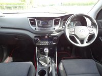 USED 2018 18 HYUNDAI TUCSON 1.6 GDi Blue Drive SE SUV 5dr Petrol Manual Euro 6 (s/s) (132 ps) ONLY 30000 MILES WITH FSH 