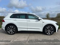 USED 2018 68 VOLKSWAGEN TIGUAN 2.0 TDI R-Line SUV 5dr Diesel DSG 4Motion Euro 6 (s/s) (150 ps) GREAT SERVICE HISTORY + R-LINE STYLING PACK + ELECTRIC TILT N SLIDE PAN ROOF + FRONT & REAR PARKING SENSORS + APPLE CARPLAY/ANDROID AUTO + ADAPTIVE CRUISE CONTROL + LANE ASSIST + 3 ZONE ELECTRONIC CLIMATE CONTROL + TOUCH SCREEN SAT NAV + WINTER PACK + AMBIENT LIGHTING + HEATED FRONT SEATS + ELECTRONIC PARKING BRAKE + MULTI-FUNCTION LEATHER TRIMMED STEERING WHEEL WITH PADDLESHIFTS + 20' SUZUKA ALLOY WHEELS WITH TPMS