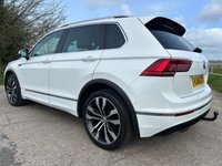 USED 2018 68 VOLKSWAGEN TIGUAN 2.0 TDI R-Line SUV 5dr Diesel DSG 4Motion Euro 6 (s/s) (150 ps) GREAT SERVICE HISTORY + R-LINE STYLING PACK + ELECTRIC TILT N SLIDE PAN ROOF + FRONT & REAR PARKING SENSORS + APPLE CARPLAY/ANDROID AUTO + ADAPTIVE CRUISE CONTROL + LANE ASSIST + 3 ZONE ELECTRONIC CLIMATE CONTROL + TOUCH SCREEN SAT NAV + WINTER PACK + AMBIENT LIGHTING + HEATED FRONT SEATS + ELECTRONIC PARKING BRAKE + MULTI-FUNCTION LEATHER TRIMMED STEERING WHEEL WITH PADDLESHIFTS + 20' SUZUKA ALLOY WHEELS WITH TPMS