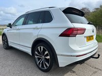 USED 2018 68 VOLKSWAGEN TIGUAN 2.0 TDI R-Line SUV 5dr Diesel DSG 4Motion Euro 6 (s/s) (150 ps) GREAT SERVICE HISTORY + R-LINE STYLING PACK + ELECTRIC TILT N SLIDE PAN ROOF + FRONT & REAR PARKING SENSORS + APPLE CARPLAY/ANDROID AUTO + ADAPTIVE CRUISE CONTROL + LANE ASSIST + 3 ZONE ELECTRONIC CLIMATE CONTROL + TOUCH SCREEN SAT NAV + WINTER PACK + AMBIENT LIGHTING + HEATED FRONT SEATS + ELECTRONIC PARKING BRAKE + MULTI-FUNCTION LEATHER TRIMMED STEERING WHEEL WITH PADDLESHIFTS + 20' SUZUKA ALLOY WHEELS WITH TPMS