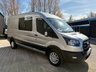 USED 2024 73 FORD TRANSIT 2.0 350 EcoBlue Trend Crew Van Double Cab 5dr Diesel Manual L3 H2 Euro 6 (s/s) (130 ps) 6 Seats, Air Con, Cruise/c